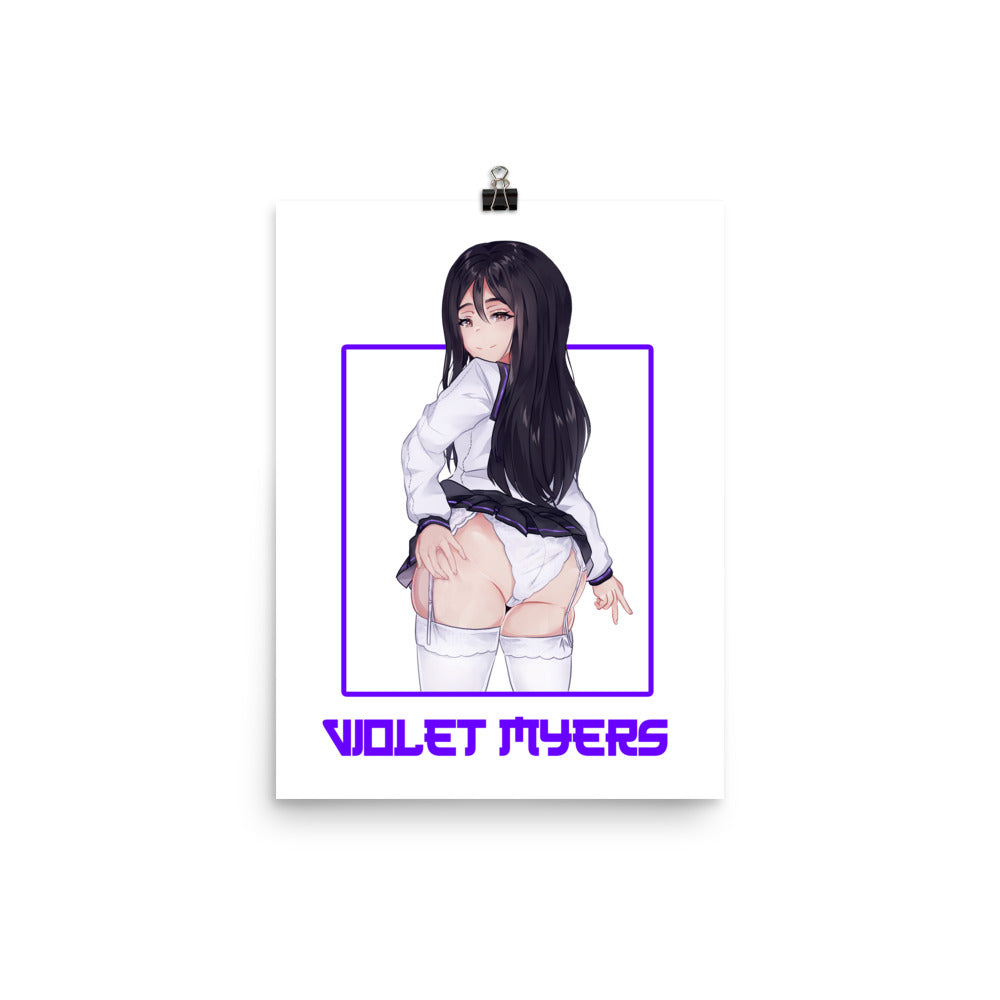Violet Myers Anime Maid Poster